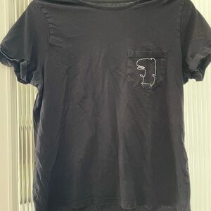 twik Black Short Sleeve Tee with White Logo Print